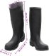 vidaXL Kalosze, czarne, rozmiar 44, PVC 9