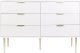 Beliani Komoda biała SOHO 4