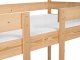 Beliani Łóżko piętrowe dziecięce domek drewniane 90 x 200 cm jasne LABATUT 5