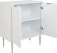 Beliani Szafka dwudrzwiowa biała SOHO 3