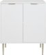 Beliani Szafka dwudrzwiowa biała SOHO 4