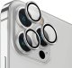 Uniq UNIQ Optix Aluminium Camera Lens Protector iPhone 14 Pro 6.1" / 14 Pro Max 6.7" sterling silver szkło na obiektyw aparatu z aplikatorem 9