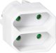 Orno Rozgałęźnik Orno OR-AE-13277/W 2x2P euro biały 2