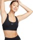 Nike Stanik sportowy Nike Swoosh Light Support czarny DX6817 010 XL 1