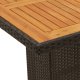 vidaXL vidaXL 9-cz. zestaw mebli ogrodowych z poduszkami, czarny, rattan PE 8