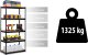 Humberg Regał metalowy magazynowy 183 x 90 x 45 cm Humberg HR-700 czarny 8