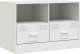 vidaXL vidaXL Szafki pod telewizor, 2 szt., białe, 67x39x44 cm, stalowe 7