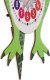 MPM Zegar ścienny dziecięcy krokodyl MPM E05.4468.C 20 x 55 cm 6
