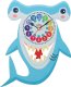 MPM Zegar ścienny dziecięcy rekin MPM E05.4468.A 26 x 55 cm 1