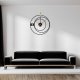 MPM Zegar ścienny MPM E04.4477.90 cichy nowoczesny 50 cm 8