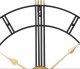 MPM Zegar ścienny MPM E04.4480.90 cichy metalowy 60 cm 2