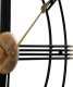 MPM Zegar ścienny MPM E04.4480.90 cichy metalowy 60 cm 4