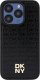 DKNY DKHMS24LPSHRPSK S24 Ultra S928 czarny/black hardcase Leather Pattern Metal Logo MagSafe 3