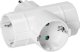 Orno Rozgałęźnik Orno OR-AE-13184(GS) 3x2P+Z Schuko biały 1