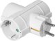 Orno Rozgałęźnik Orno OR-AE-13184(GS) 3x2P+Z Schuko biały 3