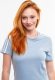 Adidas Koszulka damska adidas Essentials Slim 3-Stripes Tee jasnoniebieska IM2788 L 3