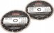 NAC Tarcze diamentowe NAC DC-2SET 230 mm do betonu (2 szt) 1