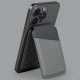 Podstawka Uniq Lyden DS magnetyczny portfel RFID i stojak na telefon szaro-czarny/charcoal grey-black 15