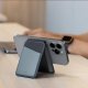 Podstawka Uniq Lyden DS magnetyczny portfel RFID i stojak na telefon szaro-czarny/charcoal grey-black 16