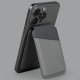 Podstawka Uniq Lyden DS magnetyczny portfel RFID i stojak na telefon szaro-czarny/charcoal grey-black 3