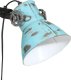 Lampa podłogowa vidaXL Lampa stojąca, 25 W, postarzany niebieski, 25x25x90/160 cm, E27 5