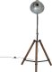 Lampa podłogowa vidaXL Lampa stojąca, 25 W, srebro vintage, 75x75x90-150 cm, E27 2