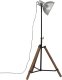 Lampa podłogowa vidaXL Lampa stojąca, 25 W, srebro vintage, 75x75x90-150 cm, E27 3