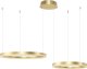 Lampa wisząca Azzardo Lampa HALO PENDANT 80+60 CCT BK + REMOTE CONTROL 1