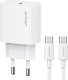 Ładowarka Usams USAMS Ład. siec. 1xUSB-C T65 PD20W PD Fast Charging US-CC226 + kabel USB-C/Lightning US-SJ712 30W biały/white Yi Series OYXLTZ02 8
