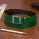 Beltimore Skórzany pasek damski do spodni sukienki zielony skóra nat 3 cm Beltimore D69 1