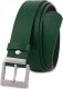 Beltimore Skórzany pasek damski do spodni sukienki zielony skóra nat 3 cm Beltimore D69 2
