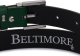 Beltimore Skórzany pasek damski do spodni sukienki zielony skóra nat 3 cm Beltimore D69 5
