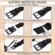 Beltimore Skórzany pasek damski do spodni sukienki skóra croco czarna 3 cm E54 11