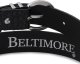 Beltimore Skórzany pasek damski do spodni sukienki skóra croco czarna 3 cm E54 5