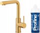 Bateria kuchenna KFA DUERO PURE BASIC BATERIA KUCHENNA Z FUNKCJĄ FILTRACJI WODY + ZESTAW FILTRUJĄCY PROFINE BLUE S, BRUSHED GOLD 1