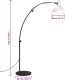 Lampa podłogowa vidaXL Lampa stojąca, 25 W, biała, 150 cm, E27 9