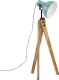 Lampa podłogowa vidaXL Lampa stojąca, 25 W, postarzany niebieski, 45x45x120 cm, E27 2