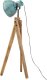 Lampa podłogowa vidaXL Lampa stojąca, 25 W, postarzany niebieski, 45x45x120 cm, E27 5