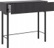 Selsey Konsola Nolie z szufladą i nóżkami 90 cm Jesion Portland Czarny 5
