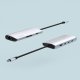 HUB USB Satechi Adapter Satechi USB-C Multiport 8K USB-C / USB-C, HDMI, 3xUSB-A 3.2 Gen 2 10Gbps, USB-A 3.2 Gen 1 5Gbps, SD/TF silver 8