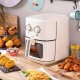 Frytkownica beztłuszczowa InnovaGoods Frytkownica na gorące powietrze Vynner Pro 6500 Krem 1700 W 6,5 L Stal nierdzewna 2