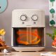 Frytkownica beztłuszczowa InnovaGoods Frytkownica na gorące powietrze Vynner Pro 6500 Krem 1700 W 6,5 L Stal nierdzewna 3