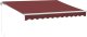 vidaXL vidaXL Ręcznie zwijana markiza, burgundowa, 300x250 cm 2