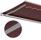 vidaXL vidaXL Ręcznie zwijana markiza, burgundowa, 350x250 cm 6