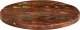 vidaXL Blat stołu, 90x3,8 cm, okrągły, lite drewno z odzysku 3