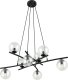 Lampa wisząca Emibig Elegancki żyrandol do salonu ze szklanymi kloszami - 4 kolory 7