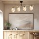 Lampa wisząca Emibig Długa lampa sufitowa wisząca led czarna biała złota - różne kolory 6