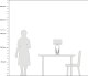 Lampka biurkowa Lumina Deco Elegancka lampka nocna złota z abażurem Glamour 4