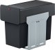Kosz na pranie Hailo HAILO Built-in waste bin EcoLine Design L / 2x14L / black 030310100 1