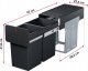 Kosz na pranie Hailo HAILO Built-in waste bin EcoLine Design L / 2x14L / black 030310100 6